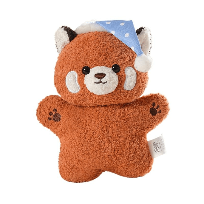 おやすみベイビービーズクッションシリーズ ドール 肌に優しい生地 柔らかい かわいい外観 アライグマ 17cm