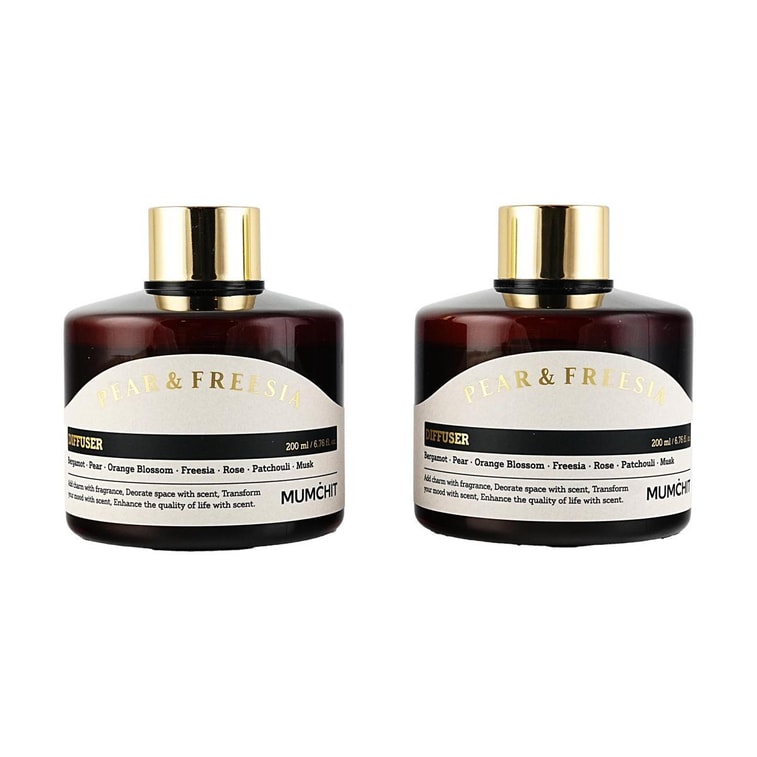 MUMCHIT BIOTOX フレームレス アロマセラピー - エッセンシャルオイルディフューザーボトル、リードディフューザー #イングリッシュペア＆フリージア 4