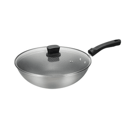 Crystal Stainless Steel Wok Frying Pan 32 cm