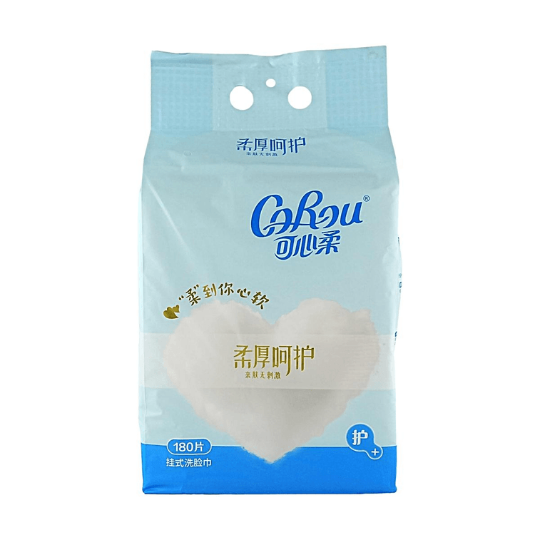 可心柔 壁掛式洗臉巾 180抽 【100%嫘縈纖維】【乾濕兩用】 4