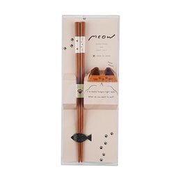 Chopsticks with Rest Set 1 Pair Cat