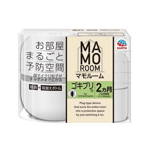 【日本直邮】地球制药EARTH安速 MAMOROOM 电热驱蟑螂器 可用720小时