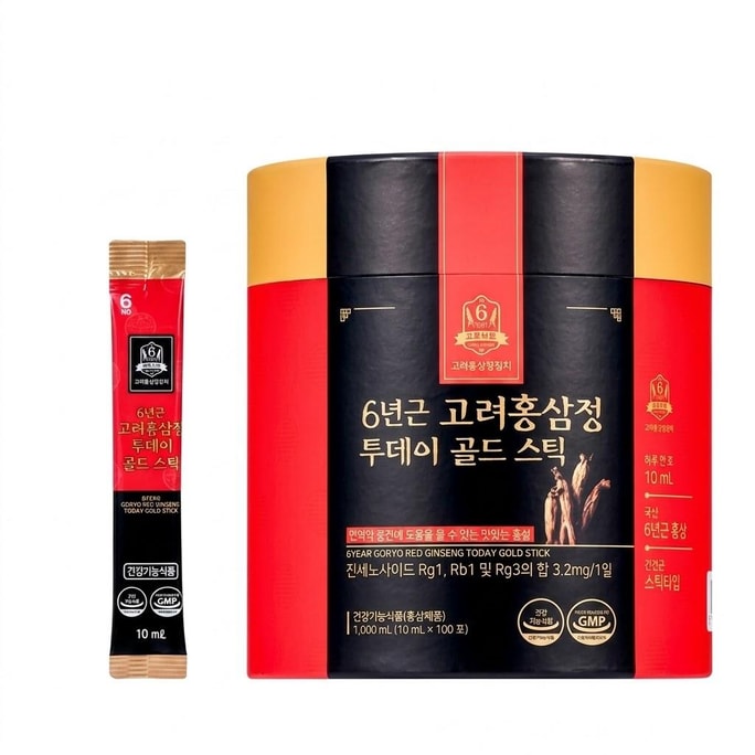 6 Year Goryo Red Ginseng Extract Today Stick 100p