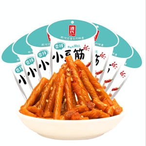 Little Bean Tendon Spicy Strips, Spicy Slices, Spicy Sticks, Little Bean Snacks, Spicy Flavor 30g*10 Bags
