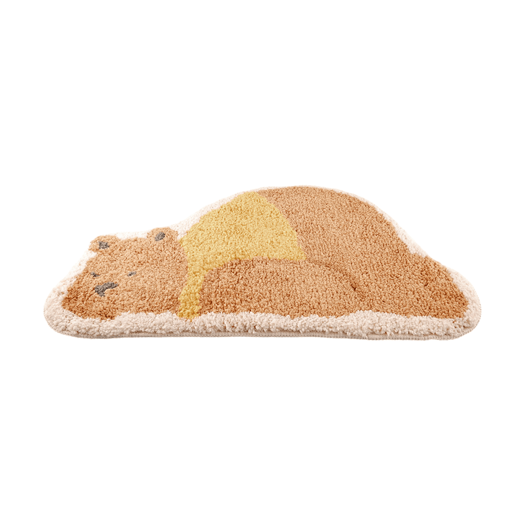 Decor Rug Bath Mat Shower Mat Non-Slip Absorbent Bathroom Rugs Carpet Lazy Bear 23.6x15.7" 5