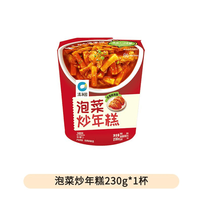 [중국 직배송] 청정원 김치볶음밥 한식떡볶이 치즈 김치떡컵 떡볶이스틱 인스턴트 190g*1컵