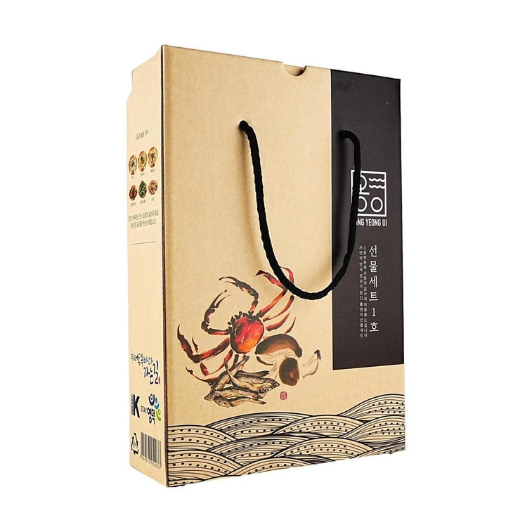 붉은 눈게 흰살 생선 간장 선물 세트, 16.91fl oz * 2 8