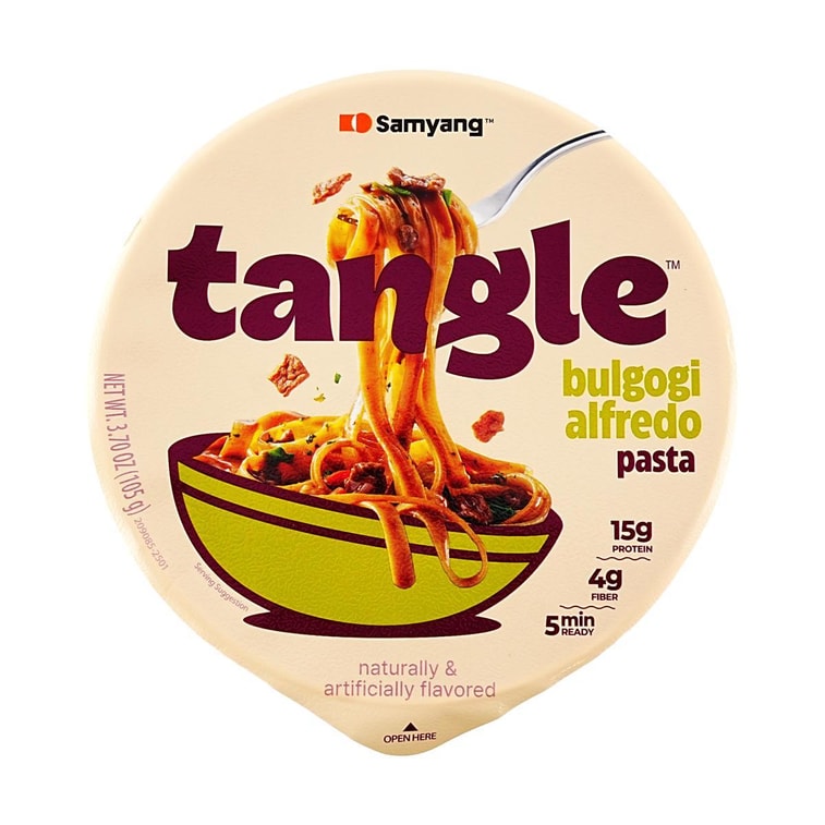 韓國SAMYANG三養 TANGLE義大利麵通心粉 韓式奶油烤肉口味 105g*6碗 整箱裝【杯麵泡麵泡麵】【輕卡高蛋白】【爆款新品】【Costco同款】【亞米獨家】 6