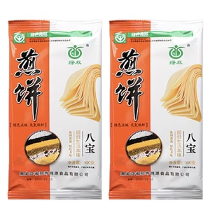 그린 첸 동북 팬케이크, 헤이룽장 특산 간식, 수제 잡곡 팬케이크, 튀긴 빵 보물 팬케이크, 아침 식사, 간편식, 100g*2봉지 [순수 수제, 바로 드실 수 있음]