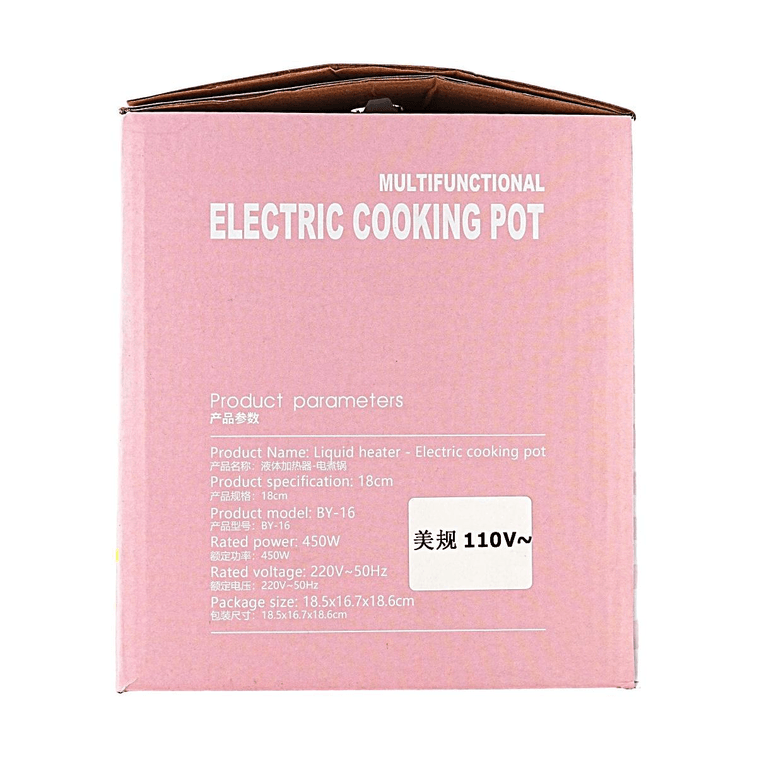 智能迷你电煮锅 家用多功能一体锅 防粘内胆恒温控温 美规110V 1.6L 8