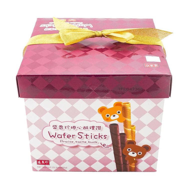 Wafer Pastry Gift Box Hazelnut Chocolate & Milk , 22.22 oz 4