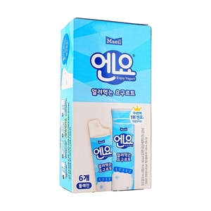 Yogurt Flavor Freezer Pop Ice Drink,Yogurt Ice Cream,2.87 fl oz*6pieces