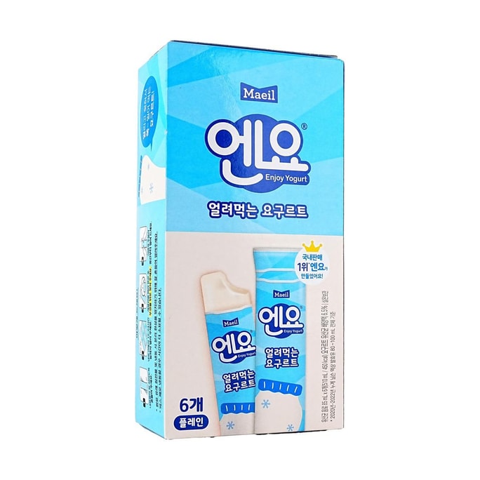 韩国MAEIL 酸奶冰棒 冰淇淋棒棒冰 85ml*6支【冷冻后食用】【夏日清爽消暑甜品】