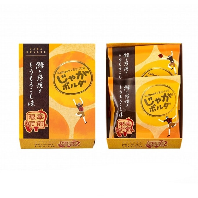 Calbee+×Tokyo Banana Jaga Bolda Japanese Pepper Miso Flavor Potato Chips 4 bags