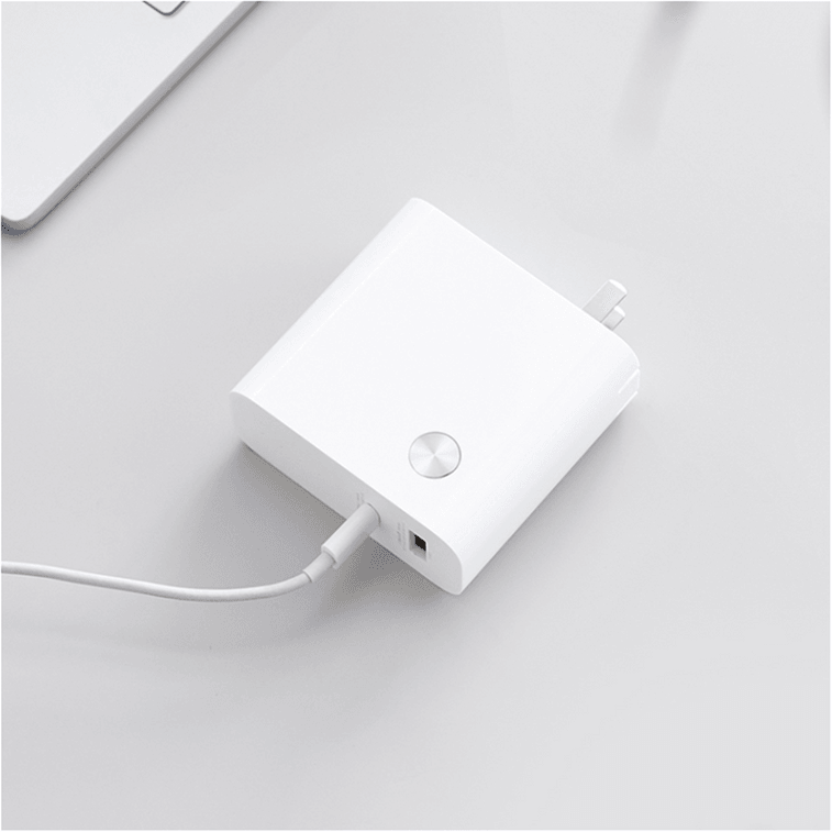 [中国直邮]小米 MI 二合一充电宝/移动电源50W(1A1C) AD55 大功率充电器+充电宝 USB-C 45W MAX快充 6700mAh大电量 1个装 4