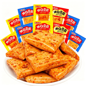 Soft Tofu Spicy Tofu Snacks 10g*10 packs Fragrant And Spicy Snack Spicy Strips Flavoured Snacks Hunan Specialty Mixed Flavours