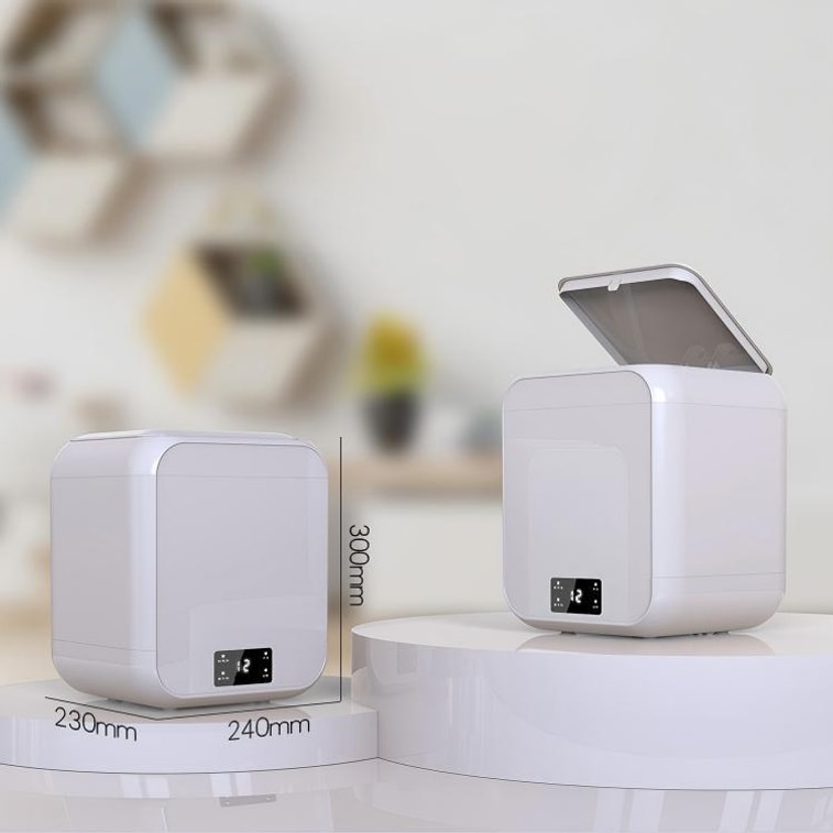 【中国直送】Qintai ミニ洗濯機 小型半自動トップローディング洗濯機 下着・ズボン・靴下用 ホワイト 1パック 3