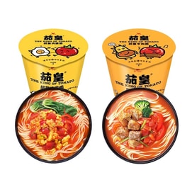 Tomato Egg Noodles & Xinjiang Tomato Beef Noodles 2 barrels 78g+85g Instant noodles