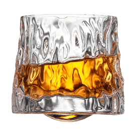 Rotating Whisky Glass Glacier Edition
