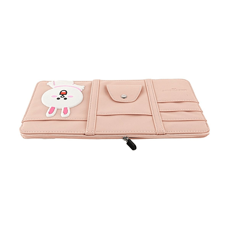 차량용 햇빛 가리개 서류 홀더 CONY 스타일 정품 차량 카드 정리 클립 3