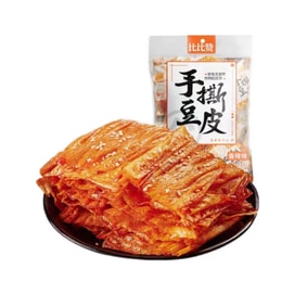 比比赞 手撕豆皮辣条豆腐干辣味片小包装麻辣味零食小吃*1袋8小包