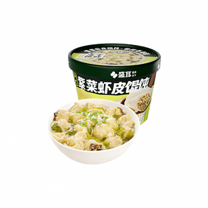盛耳 紫菜虾皮冻干馄饨 1桶 免煮即食 冻干锁鲜保留营养