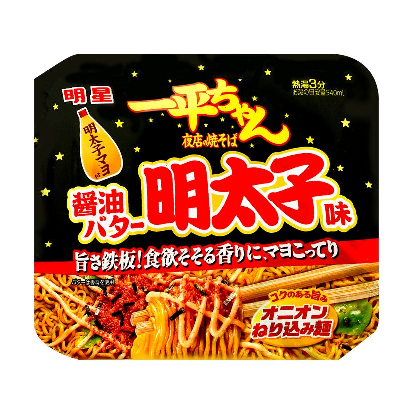 Ace Ramen,Spicy Yakisoba Fried Noodles with Mentaiko Mayonnaise, 4.51oz