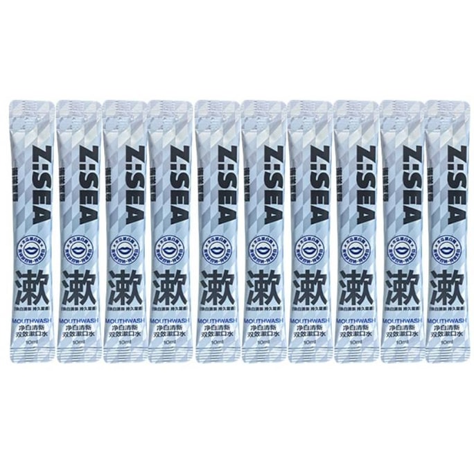 Men‘s Mouthwash 10ml X 10. 24H Fresh Breath, 99.9% Antibacterial. Removes Plaque & Odor. No Alcohol, No Sugar. Gentle Oral Care.