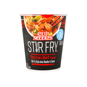 Teriyaki Beef Flavor Stir Fry Cup Noodles - Instant Noodles, 3oz