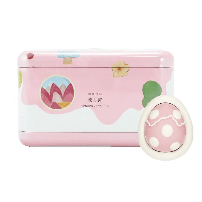 Little Dinosaur Birth Series Car Diffuser, Tianshan Snow Lotus 3g*2, Silicone Clip for Easy Installation