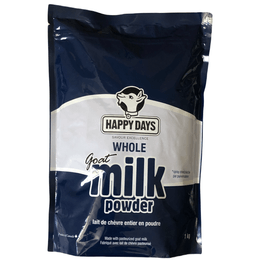 カナダ産 HAPPY DAYS 全ヤギ粉ミルク 袋 1kg