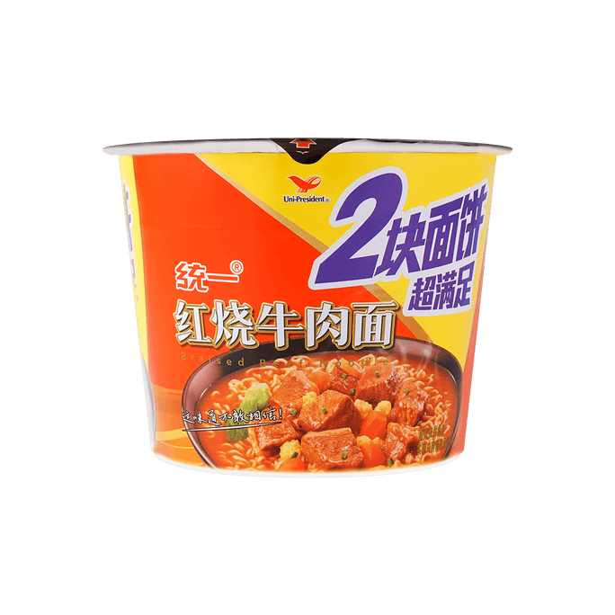 台湾统一  大面饼红烧牛肉面 2块面饼