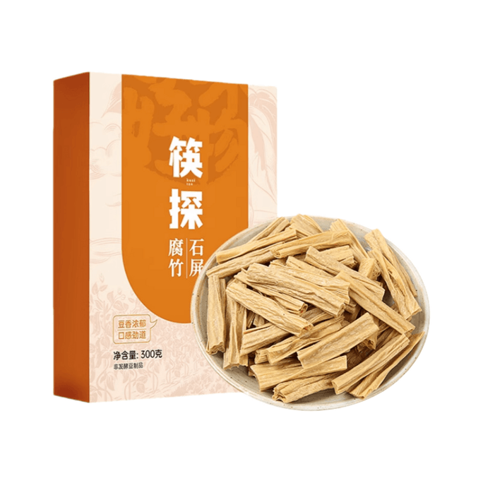 【中國直郵】 筷探 普通腐竹 300g*1盒