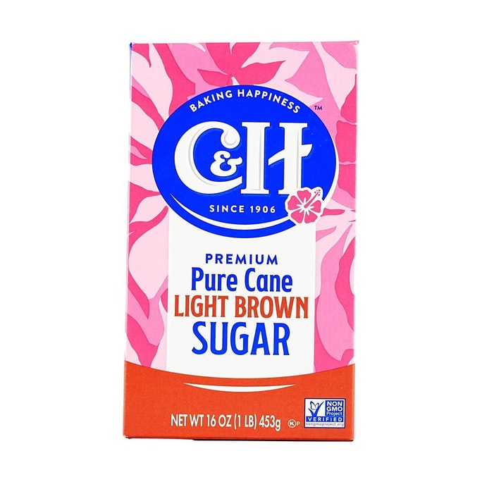 프리미엄 순수 사탕수수 흑설탕, 16온스 【비GMO】