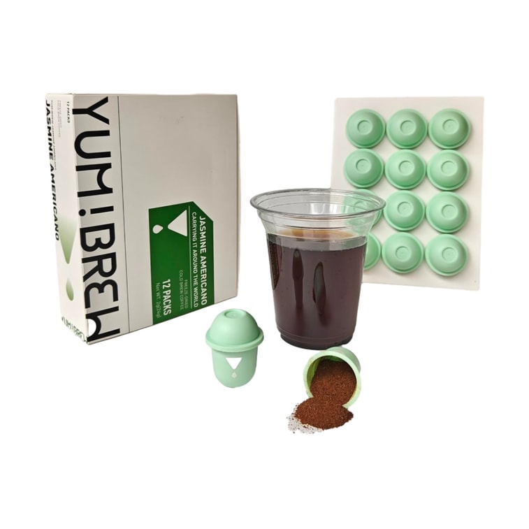 ユンムカ フリーズドライ インスタント プレミアムコーヒー ジャスミン アメリカーノ 12個入り 低カロリー 無糖 雲南省産アラビカ豆 [フリーズドライ製法で鮮度を閉じ込め、素晴らしいフローラルな香り] 4