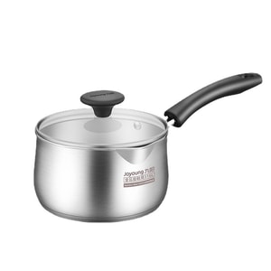 【中国直邮】九阳 奶锅辅食锅蒸锅 16cm 1.7L 热牛奶汤锅  316不锈钢无涂层 不挑炉灶