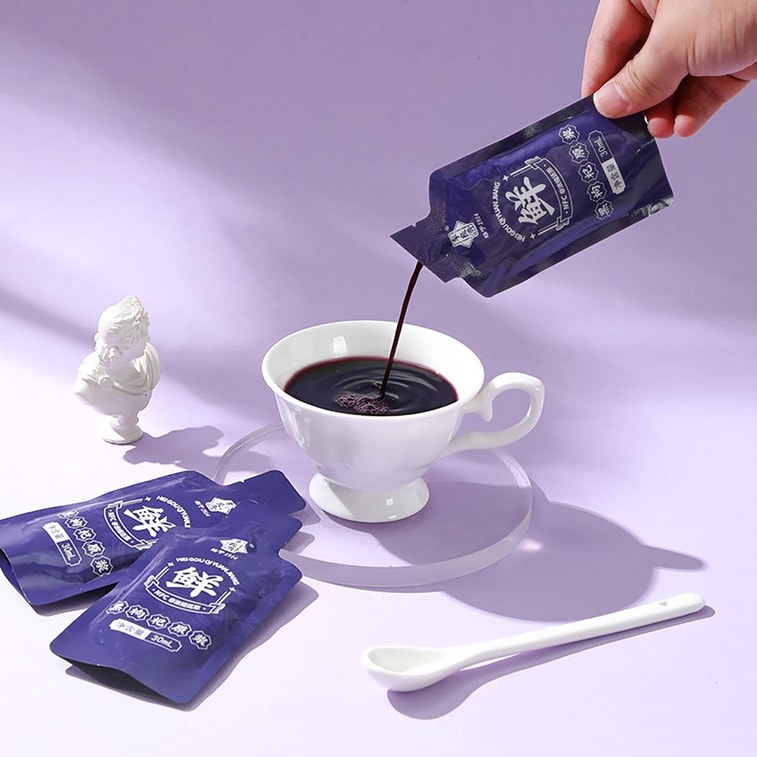 Wild Black Goji Superberry Shots, 10pcs - Anthocyanin-Rich + Vitamin C | No Additives/Preservatives/Sugar​​ 3