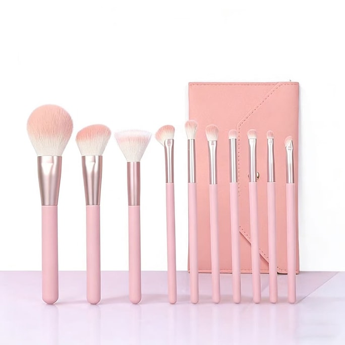 1 Set High-Value Makeup Brushes Premium Soft Synthetic Hair, Dot Brush & Eyeshadow Brushes, Authentic