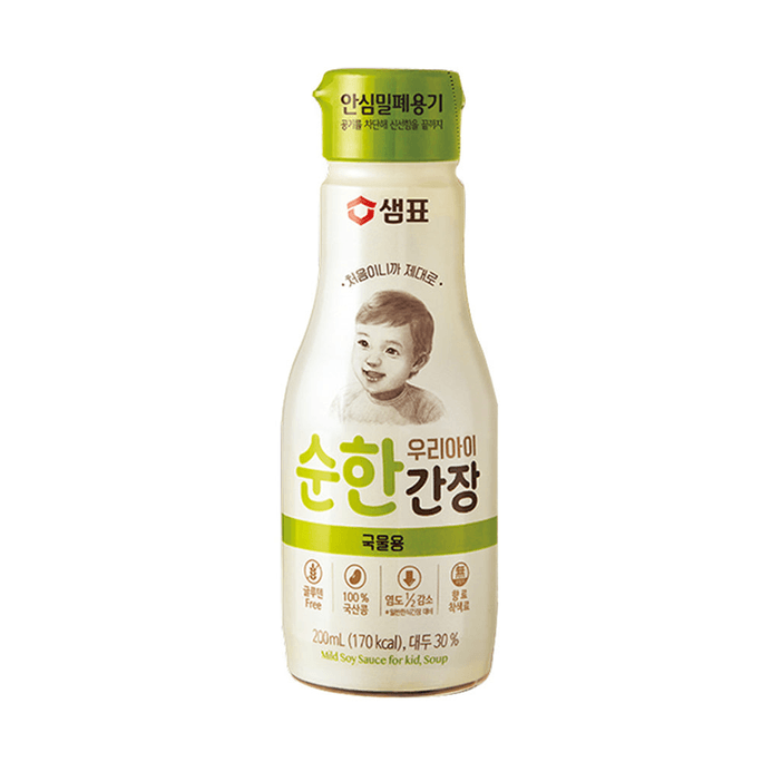 韩国Sempio 儿童用温和酱油(汤) 200ml