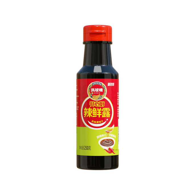 Fengqiu Spicy Fresh Dew Seafood Sauce Cold Salad 250g * 1 Bottle