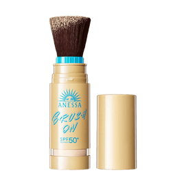ANESSA Perfect UV Brush-On Powder, SPF50+ / PA++++, 12H Oil Control & Sweat-Proof, Feather-Light Matte Finish
