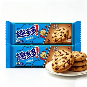 Fun Duo Cookies Chocolate Colorful Fun Blocks Thick Chocolate Flavor 85g * 2 Bags