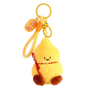 【中国直邮】 HSPM 新年小礼物毛绒葫芦公仔钥匙扣链可爱包包汽车挂件钥匙链小礼品 招财葫芦 F 1个