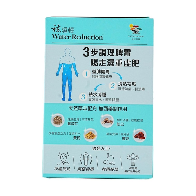 Fortified Water Reduction Capsules, 60capsules*2- SpleenGuard™ Dampness Relief​​ | Metabolic Water Balance​​【Value Pack】 6