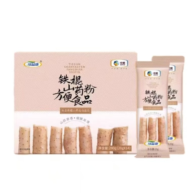 【中國直郵】 可益康 鐵棍山藥粉 河南焦作溫縣壚土鐵棍山藥粉 280g*1盒