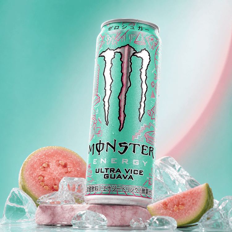 Monster Energy モンスターエナジー ウルトラバイスグアバ、砂糖不使用