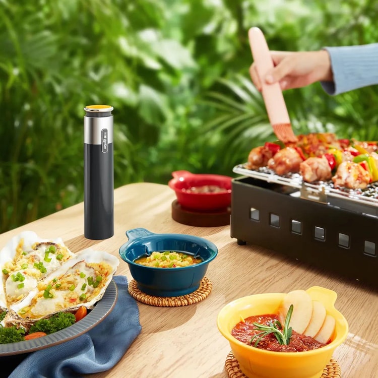 Posfamy 電動フードプロセッサー ミートグラインダー 野菜カッター donlim ミートグラインダー 家庭用電動ミニフードプロセッサー #グレー