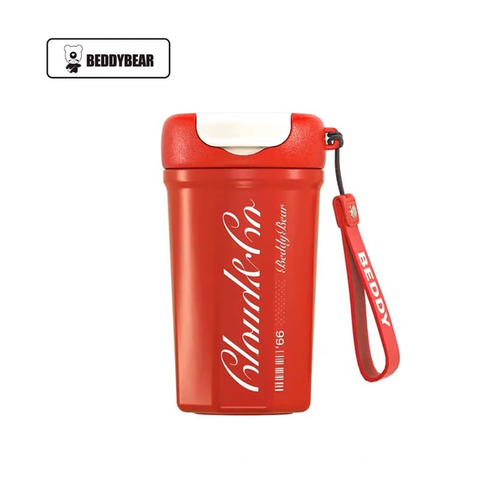 Bebby Bear Coffee Ceramics Stainless Steel 400ml Red