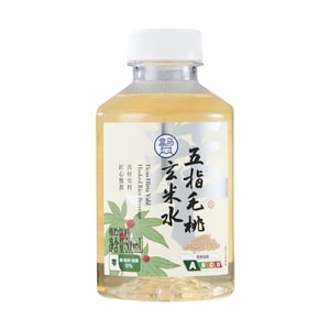 Five-Fingered Peach Genmai Water, 16.91 fl oz【0 Sugar 0 Fat】【 Yami Exclusive】