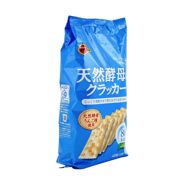 Natural Yeast Crackers Biscuits Original Flavor, 5.19 oz【Low Calorie High Calcium】 3